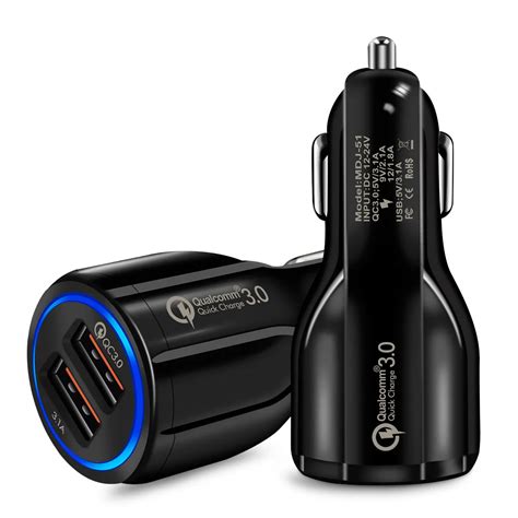 QC3.0 Quick Car Charger Adapter Universal Mobile Phone Charger for ...