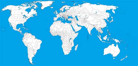 2022 World Map Outline Without Names 2022 – World Map With Major Countries