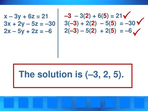 Solve System Of Equations With 3 Variables