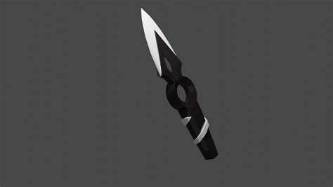 Jett knife valorant 3D model rigged | CGTrader