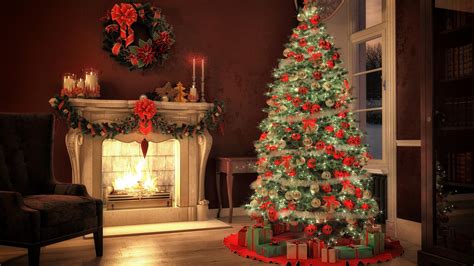 Christmas Fireplace Wallpapers - Wallpaper Cave