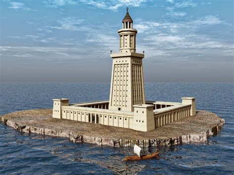 World History: Lighthouse of Alexandria the 7th wonder of the ancient world