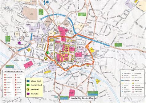 Leeds Shopping Centre Map