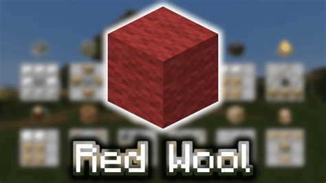 Red Wool - Wiki Guide - 9Minecraft.Net