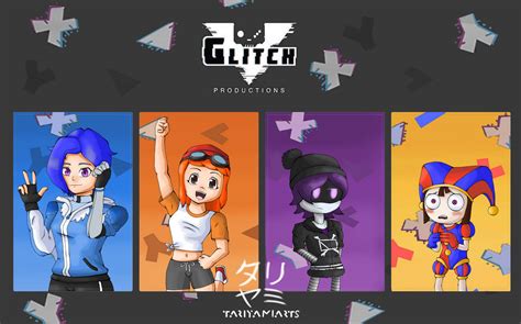 main characters of the glitch production by tariyamiarts on DeviantArt