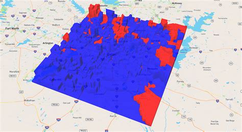 3d Election Result Maps for Dallas County | by Robert Mundinger ...