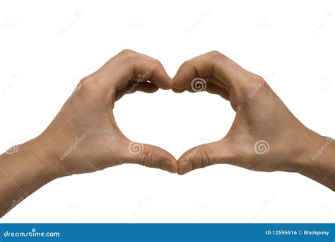 Hands Forming a Heart stock photo. Image of cute, heart - 12596516