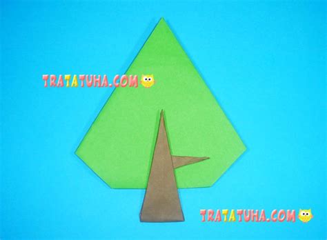 Origami Tree: 5 Simple Patterns for Kids Step by Step