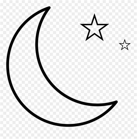 Download Moon And Stars Comments - Moon Drawing Png Clipart (#3456383 ...