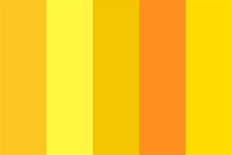 positive yellow Color Palette