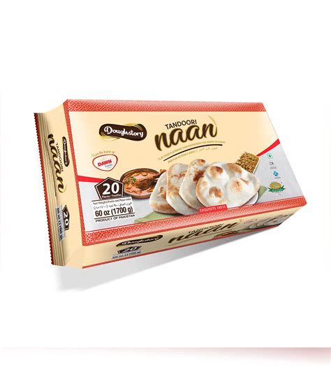 Tandoori Naan - 20 Pieces - Doughstory