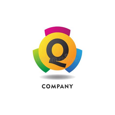 Letter Q Cheerful Logo Concept, Colorful Alphabetical Logo Design ...