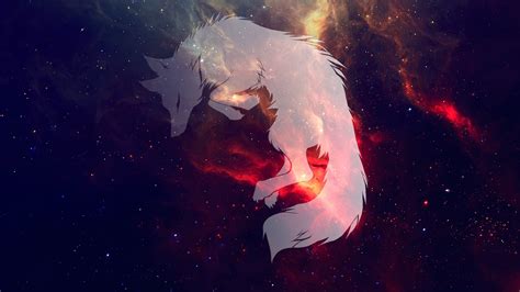 wolf, Space, Galaxy, Sleeping Wallpapers HD / Desktop and Mobile ...