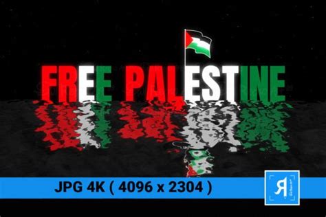 Free Palestine Flag Text Effect 4k Graphic by DwiRetnoArt99 · Creative ...