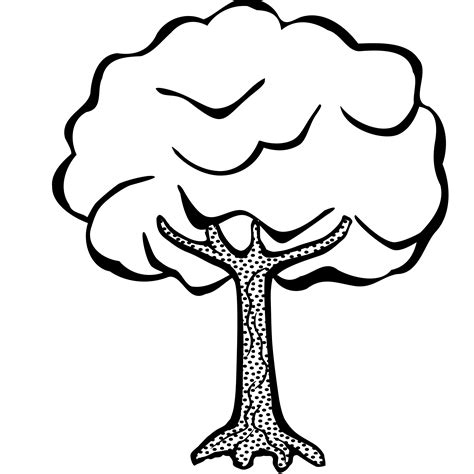 Clipart - tree - lineart - ClipArt Best - ClipArt Best