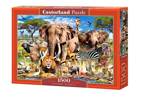 1500 - piece puzzle Savanna Animals C-151950 | toys \ puzzles \ puzzle ...