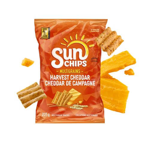 SUNCHIPS Harvest Cheddar Flavour Multigrain Snacks