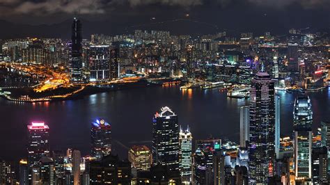 cityscape, Hong Kong, Lights, Skyscraper Wallpapers HD / Desktop and ...