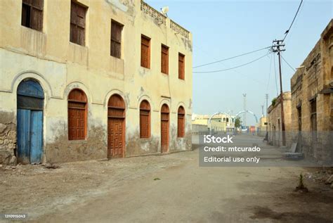 Historic District Street And Massawa Port Entrance Gate Massawa Eritrea ...