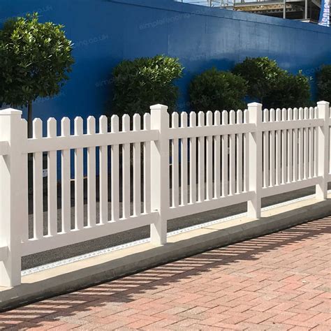 Straight 6 ft. W x 2.5 ft. H Picket Fence Panel | Simple Fencing ...