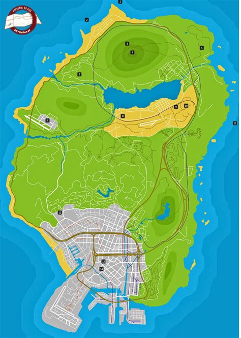 GTA 5: Easter eggs - mapa | GRYOnline.pl