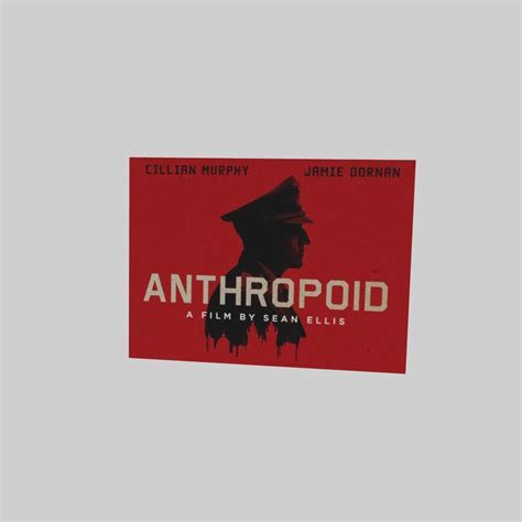 3D model Anthropoid movie poster VR / AR / low-poly | CGTrader