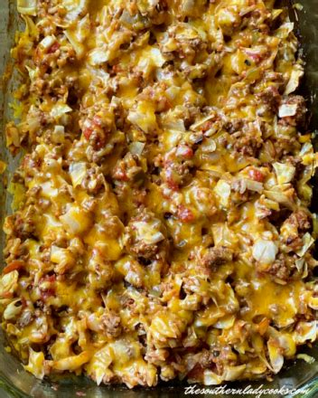 EASY CAJUN CABBAGE CASSEROLE - The Southern Lady Cooks