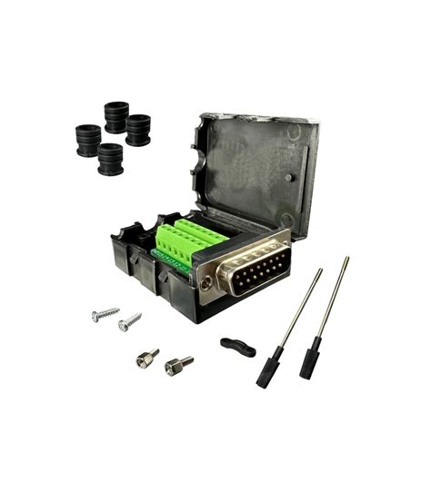 D-SUB 15pin female connector with terminal screws | hamparts.shop