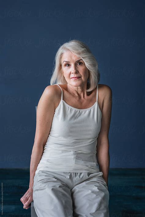 "Portrait Of A Beautiful Mature Woman" by Stocksy Contributor "Irina ...