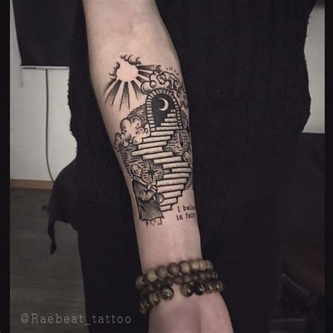 Stairway to heaven tattoo - Tattoogrid.net