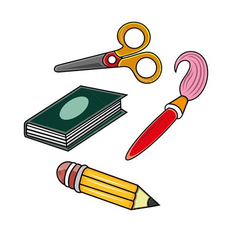 Fournitures Scolaires De Dessins Animés PNG , Fournitures Scolaires ...