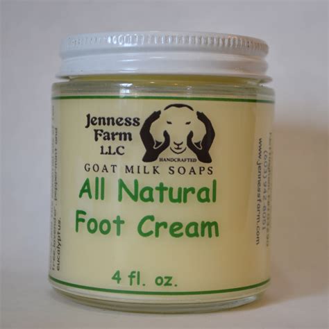 All Natural Foot Cream (4oz) - Jenness Farm Blog