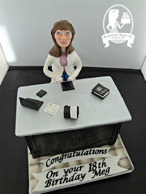 Physics Lab Cake - Decorated Cake by Sensational Sugar - CakesDecor