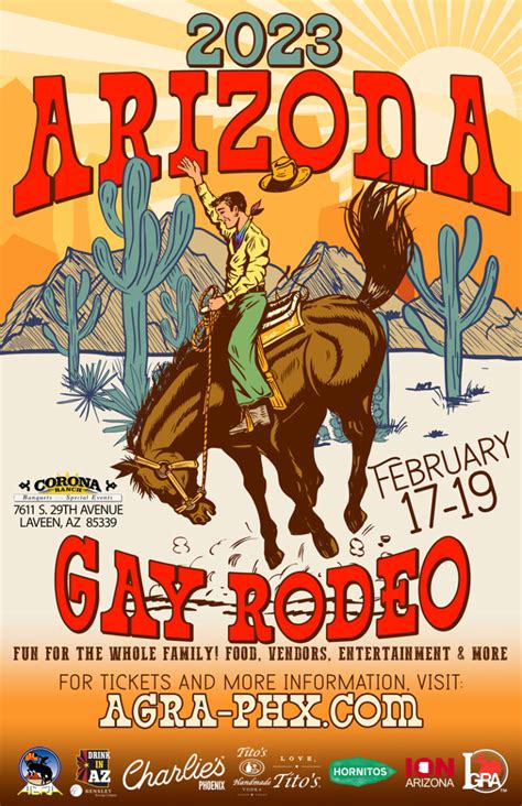 2023 Arizona Gay Rodeo Poster – Arizona Gay Rodeo Association