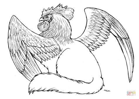 Griffin Coloring Pages