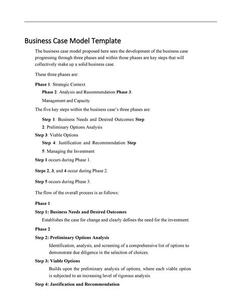 30+ Simple Business Case Templates & Examples ᐅ TemplateLab