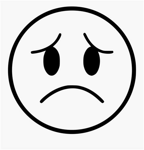 Black N White Face Png - Icon Em Png Sad , Free Transparent Clipart ...