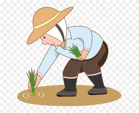 Clipart Farmer Planting