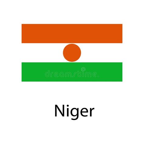 Flag of Niger with Name Icon. Official Colors and Proportion Correctly ...