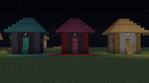 Original Minecraft Villager Houses