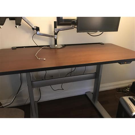 Steelcase Series 7 Electric Adjustable Height Desk w/ Cableway - AptDeco