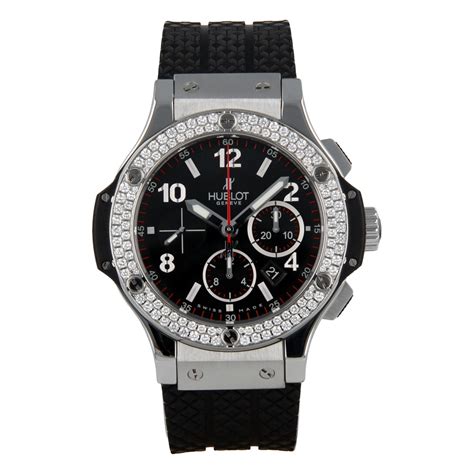 Hublot Big Bang Chronograph Diamond Bezel *Full Set* | Buy pre-owned ...