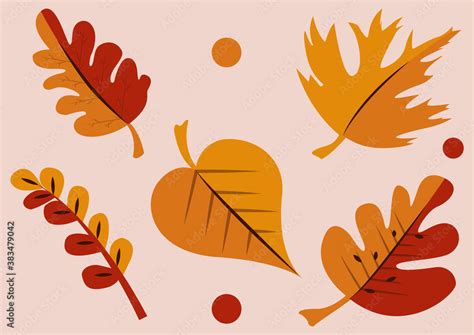 Autumn leaves set for design banner and another template Stock Vector ...