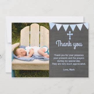 Baptism Thank You Cards - Greeting & Photo Cards | Zazzle