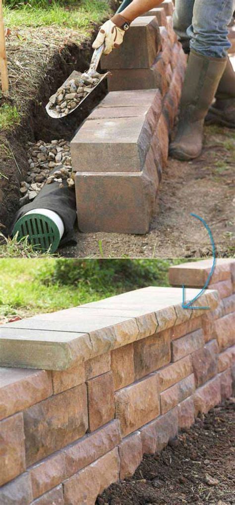 20 Inspiring Tips for Building a DIY Retaining Wall