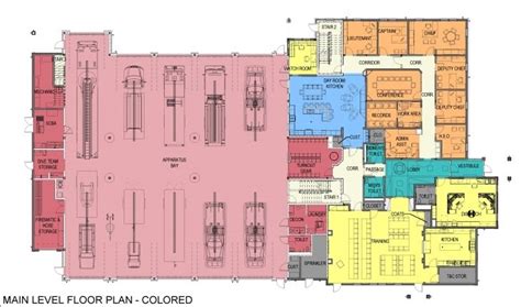 Fire Station Floor Plan - Design Talk