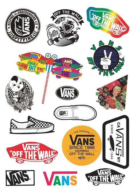 Vans Stickers Laptop Suitcase Stickers Skateboard Stickers | Etsy