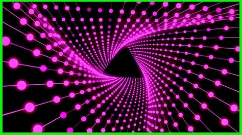 Background Loop 💕 Pink neon light tunnel VJ loop animated background ...