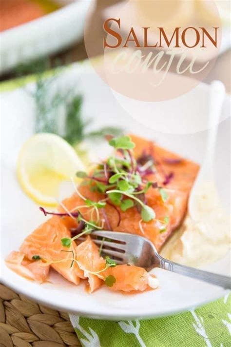 Salmon Confit • The Healthy Foodie