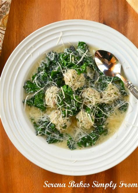 Italian Wedding Soup With Meatballs | Serena Bakes Simply From Scratch